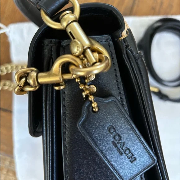 COACH Cassie 19 Leopard Print Satchel/Shoulder/Crossbody Handbag - Picture 6 of 9